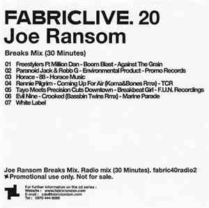 Joe Ransom - FabricLive. 20 (Breaks Mix)