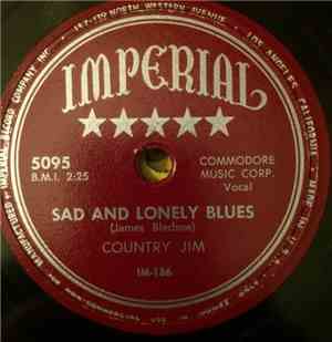 Country Jim - Sad And Lonely Blues / Philippine Blues