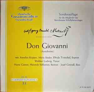 Wolfgang Amadeus Mozart - Don Giovanni (Ausschnitte)