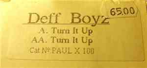 The Deff Boyz - Turn It Up
