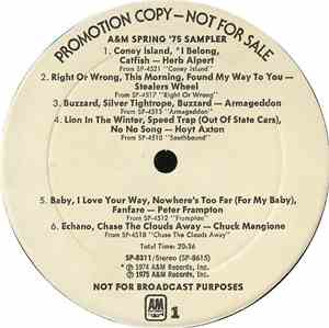 Various - A&M Spring '75 Sampler