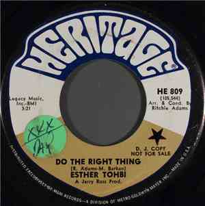Esther Tohbi - Do The Right Thing