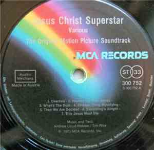 Various - Jesus Christ Superstar (The Original Motion Picture Sound Track A ...