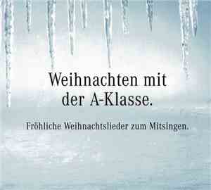 Various - Weihnachten Mit Der A-Klasse. Fröhliche Weihnachtslieder Zum Mits ...