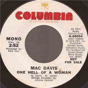Mac Davis - One Hell Of A Woman