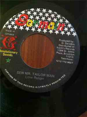 Lone Ranger - Sew Mr. Tailor Man
