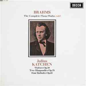 Brahms, Julius Katchen - The Complete Piano Works Vol. 4