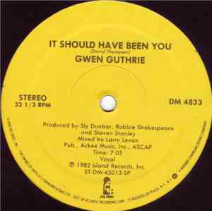 Gwen Guthrie - It Should Have Been You