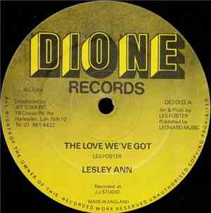 Lesley Ann - The Love We've Got