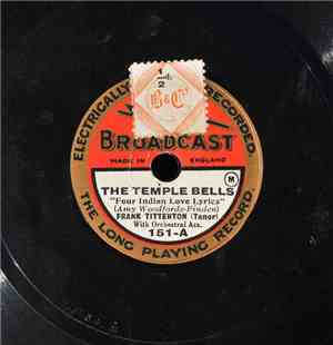 Frank Titterton - The Temple Bells / Less Than The Dust