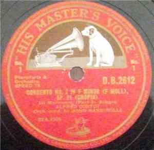 Alfred Cortot And The London Symphony Orchestra Conducted By Sir John Barbi ...