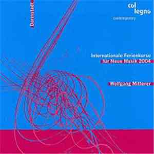 Wolfgang Mitterer - Internationale Ferienkurse Für Neue Musik Darmstadt 200 ...
