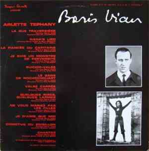 Arlette Téphany - Boris Vian Par Arlette Téphany