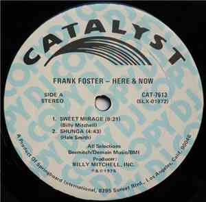Frank Foster - Here And Now