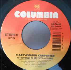 Mary-Chapin Carpenter With Joe Diffie - Not Too Much To Ask
