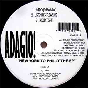 Adagio! - New York To Philly The EP
