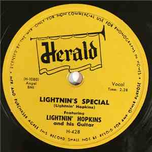 Lightnin' Hopkins And His Guitar - Life I Used To Live / Lightnin's Special