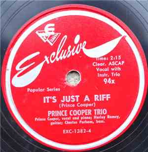 Prince Cooper Trio - It's Just A Riff / That's All