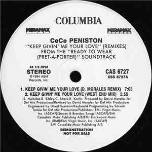 Ce Ce Peniston - Keep Givin' Me Your Love Remixes