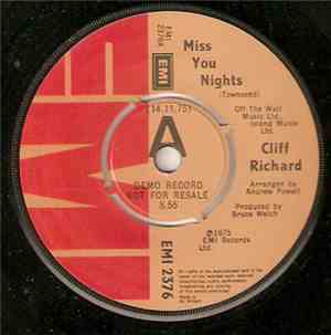 Cliff Richard - Miss You Nights