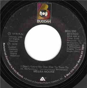 Melba Moore - I Don't Know No One Else To Turn To / Just Another Link