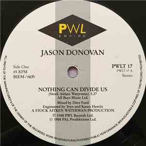 Jason Donovan - Nothing Can Divide Us