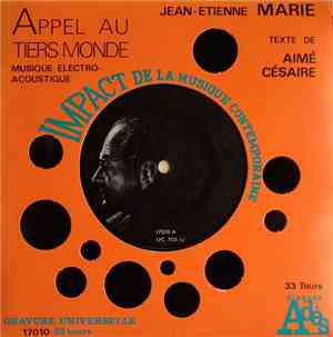 Jean-Etienne Marie - Appel Au Tiers Monde
