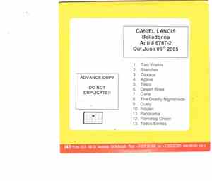 Daniel Lanois - Belladonna