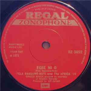 Fela Ransome-Kuti And The Africa '70 - Egbe Mi O