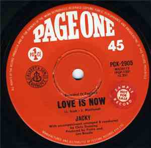 Jacky - Love Is Now