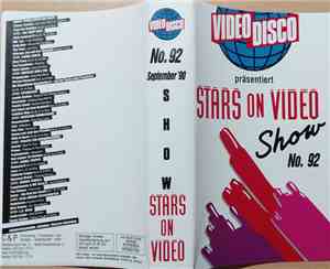 Various - Video Disco Präsentiert Stars On Video Show No. 92 September ´90
