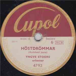 Yngve Stoors Orkester - Höstdrömmar / Volgasången Ur Zarewitsch