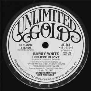 Barry White - I Believe In Love