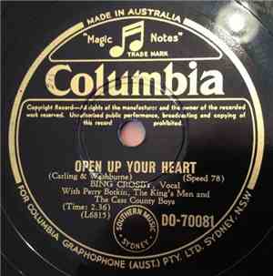 Bing Crosby - Open Up Your Heart / Walk Me By The River
