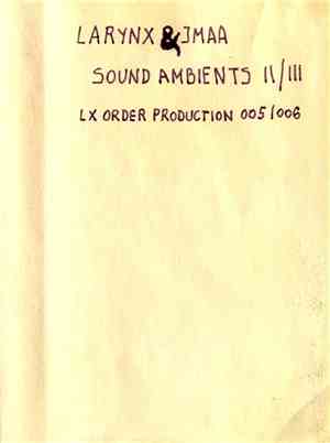 Larynx & Jmaa - Sound Ambients II/III