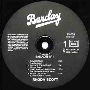 Rhoda Scott - A L'Orgue Hammond - Ballades № 1