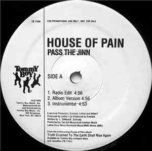 House Of Pain - Pass The Jinn / Heart Full Of Sorrow