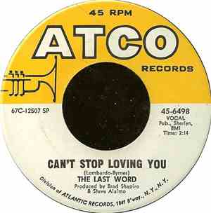 The Last Word - Can't Stop Loving You