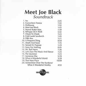 Thomas Newman - Meet Joe Black (Original Motion Picture Soundtrack)