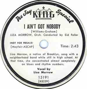 Liza Morrow - I Ain't Got Nobody