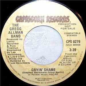 The Gregg Allman Band - Cryin' Shame
