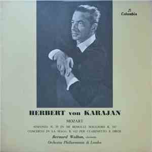 Mozart, Bernard Walton , Philharmonia Orchestra, Herbert von Karajan - Symphony No.39 In E Flat Major K.543, Clarinet Concerto In A Major K.622