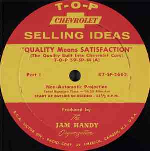 Unknown Artist - Quality Means Satisfaction (The Quality Built Into Chevrolet Cars)