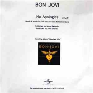 Bon Jovi - No Apologies