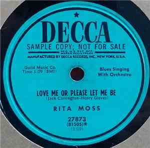 Rita Moss - Darlin' / Love Me Or Please Let Me Be