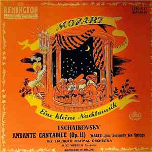 The Salzburg Festival Orchestra, Fritz Weidlich - Eine Kleine Nachtmusik - Andante Cantabile (Op.11) - Waltz From Serenade For Strings