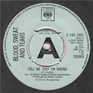 Blood, Sweat & Tears - Tell Me That I'm Wrong