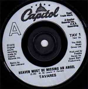 Tavares - Heaven Must Be Missing An Angel (Remix By Ben Liebrand)