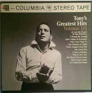 Tony Bennett - Tony's Greatest Hits, Volume III