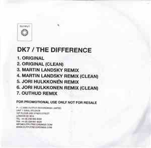 DK7 - The Difference (Remixes)
